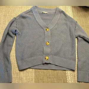 Cropped button cardigan sweater. Juniors sz S SO brand from Kohls